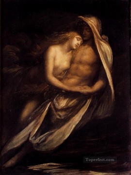 パウロとフランチェスカの象徴主義者ジョージ・フレデリック・ワッツ Oil Paintings